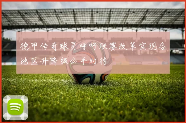 德甲传奇球员呼吁联赛改革实现各地区升降级公平对待